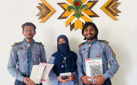 জাতীয় পর্যায়ে নজরুল বিশ্ববিদ্যালয়ের রোভার স্কাউট গ্রুপের সাফল্য