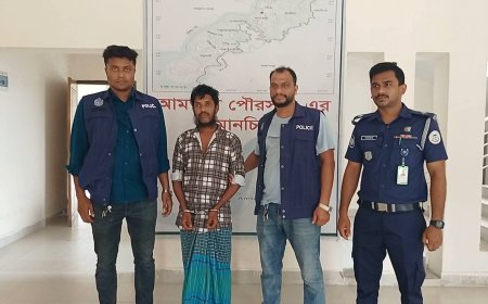 আমতলীতে ১৪ বছরের কিশোরী নির্যাতনের অভিযোগে খালু গ্রেপ্তার