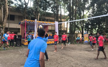 কুড়িগ্রামে তিনদিনব্যাপী মাদকবিরোধী ভলিবল টুর্নামেন্ট আয়োজিত