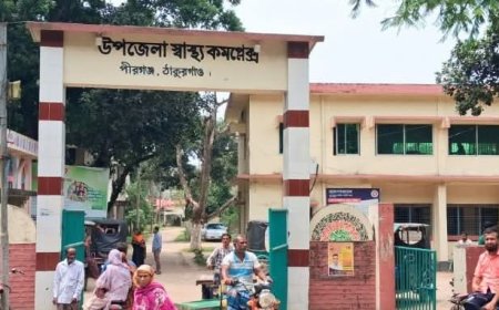 পীরগঞ্জে ভ্যান দুর্ঘটনায় প্রাণ গেল এক শিশুর