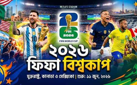 ফিফা বিশ্বকাপ ২০২৬: তিন দেশে ফুটবলের মহাযজ্ঞ, ৪৮ দলের রেকর্ড ভাঙা রোমাঞ্চ