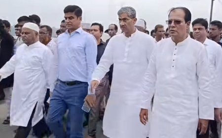 লালমনিরহাটে তিস্তা ব্যারাজ পরিদর্শনে সরকারের ৩ মন্ত্রী