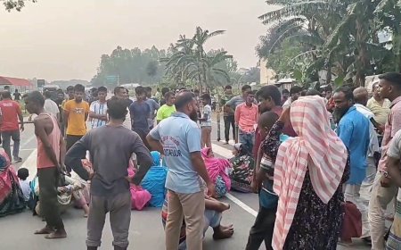 লালমনিরহাটে এভিয়েশন বিশ্ববিদ্যালয়ের বাসের ধা'ক্কায় অটোচালক নি'হত, মহাসড়ক অবরোধ
