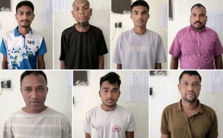 আদিতমারীতে সরকারি গাড়ি ভাঙচুর ও পুলিশে  হা/ম/লা: গ্রেপ্তার ১০, কারাগারে প্রেরণ