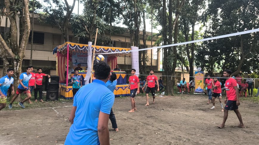 কুড়িগ্রামে তিনদিনব্যাপী মাদকবিরোধী ভলিবল টুর্নামেন্ট আয়োজিত