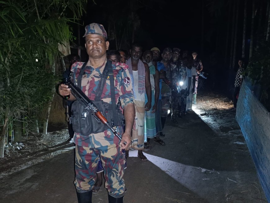 কুড়িগ্রাম সীমান্তে পুশইন ঠেকাতে বিজিবির টহল জোরদার ও সর্বোচ্চ সতর্কবস্থান