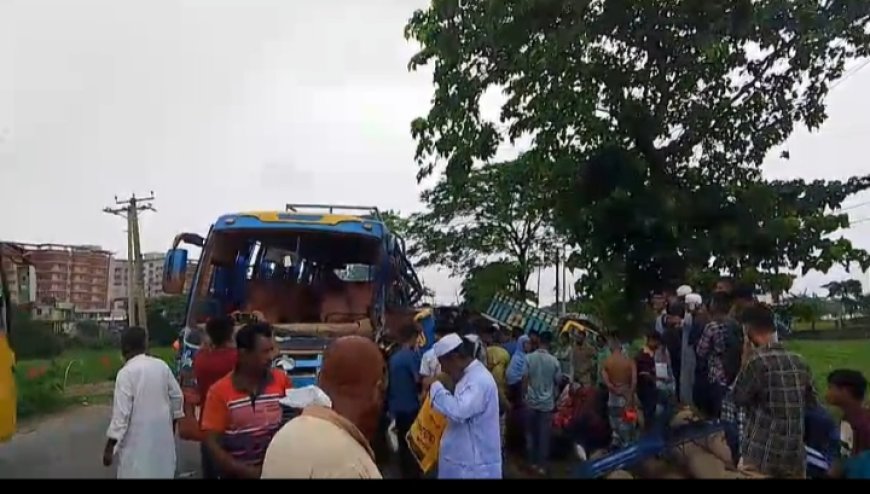 সুনামগঞ্জে সাগরিকা বাসের ধাক্কায় নিহত এক বৃদ্ধ 