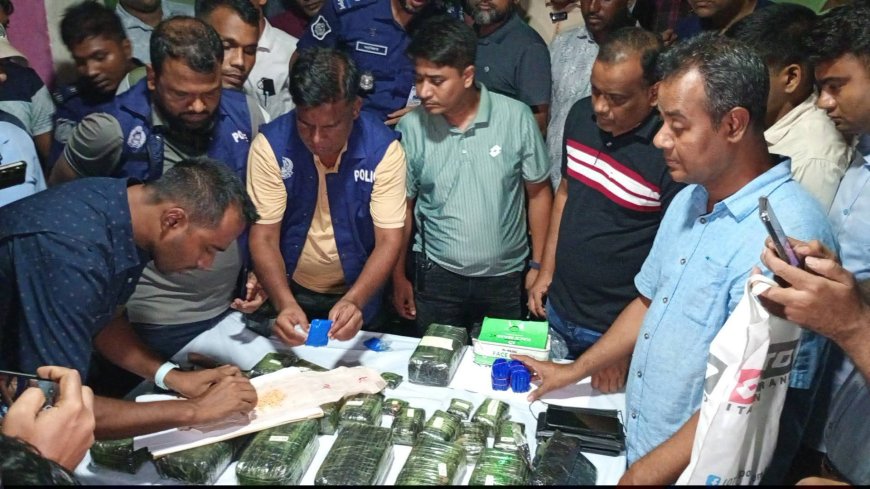 সীতাকুণ্ডে পুলিশের বড় অভিযান: ৩ কোটি ৫০ লাখ টাকার ইয়াবাসহ বিপুল মাদক জব্দ