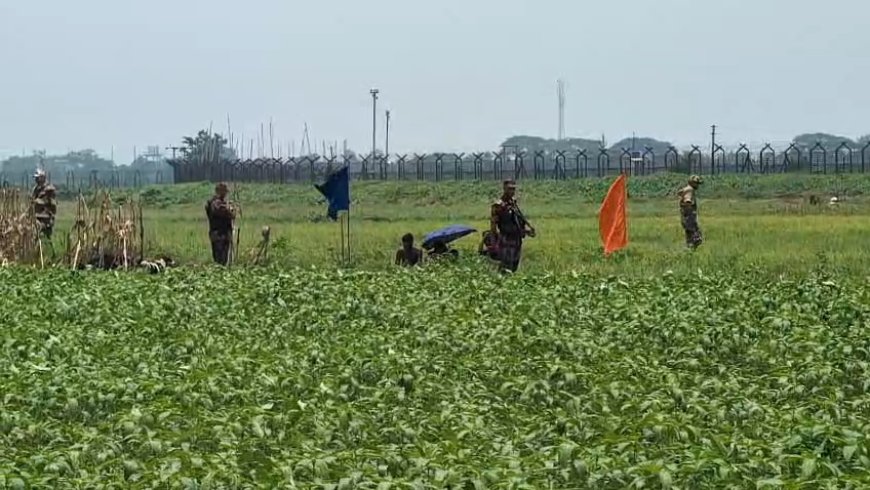 কুড়িগ্রাম সীমান্তের শূন্যরেখায় ২৪ ঘণ্টারও বেশি সময় ধরে ৯ জনের মানবেতর দিন যাপন