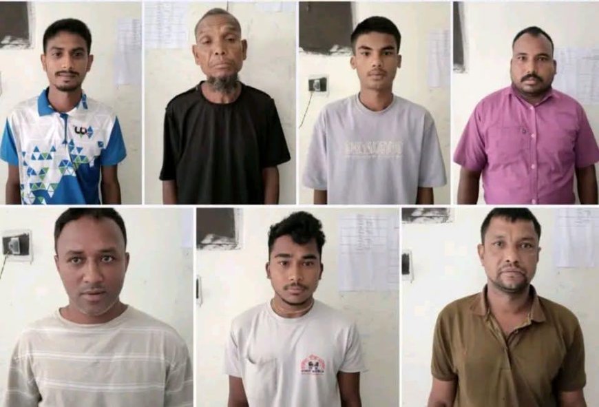 আদিতমারীতে সরকারি গাড়ি ভাঙচুর ও পুলিশে  হা/ম/লা: গ্রেপ্তার ১০, কারাগারে প্রেরণ