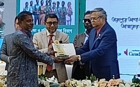 বিশ্ব জনসংখ্যা দিবসে শ্রেষ্ঠ ইউনিয়ন পরিষদের স্বীকৃতি পেলেন মান্দার তেঁতুলিয়া