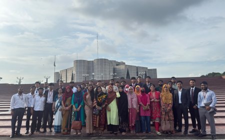 রাজশাহী জেলা ছাত্রকল্যাণের উদ্যোগে শিক্ষার্থীদের সংসদ অধিবেশন পরিদর্শন