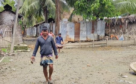 ১৫ বছরেও উন্নয়নের ছোঁয়া লাগেনি, কাদা-মাটির রাস্তায় দুর্ভোগে পূর্ব লাইল্যাঘোনার হাজারো মানুষ