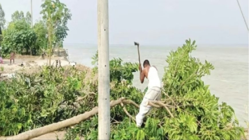ব্রহ্মপুত্রের ভাঙনে মুহূর্তেই হারাল ২৫ পরিবারের ঠিকানা, আতঙ্কে তীরবর্তী মানুষ