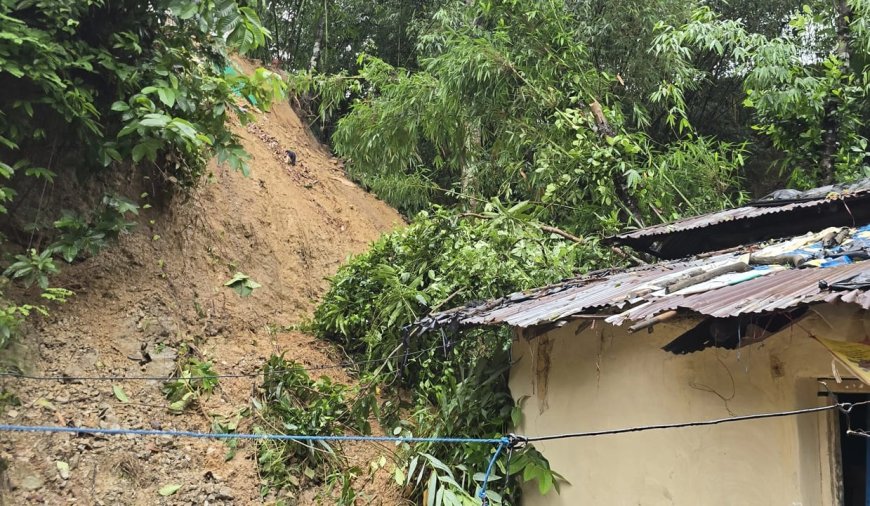​লামায় পাহাড় ধসে শিশুসহ দুই পরিবারের ৫ জনের মৃ'ত্যু