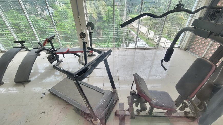 সরকারি অর্থে গড়া ফিটনেস সেন্টার অচল, নেই অধিকাংশ যন্ত্রপাতির হদিস