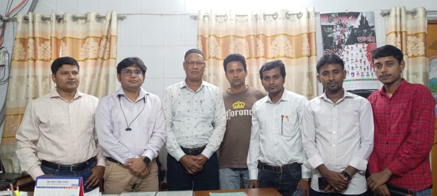 বাগমারায় উপজেলা প্রেসক্লাবের সাংবাদিকদের সাথে স্বাস্থ্য কর্মকর্তার মতবিনিময় সভা