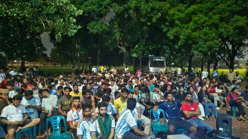 বিশ্বকাপের শেষ বাঁশিতে থামল গণ বিশ্ববিদ্যালয়ের ফুটবল-উন্মাদনা
