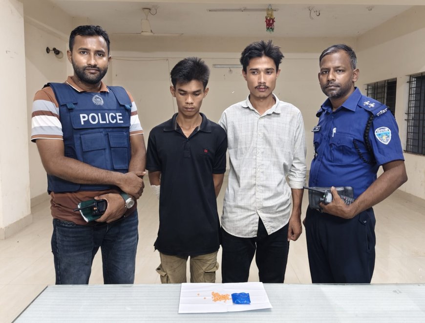 বাঘাইছড়িতে বিশেষ অভিযানে ৯৮ পিস ইয়াবাসহ দুই যুবক আটক