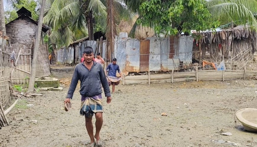 ১৫ বছরেও উন্নয়নের ছোঁয়া লাগেনি, কাদা-মাটির রাস্তায় দুর্ভোগে পূর্ব লাইল্যাঘোনার হাজারো মানুষ