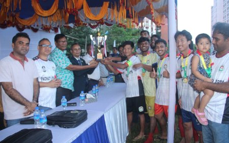 নজরুল বিশ্ববিদ্যালয়ে আন্তঃ অনুষদ ফুটবল প্রতিযোগিতা-২০২৬ চ্যাম্পিয়ন কলা অনুষদ
