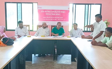 কুড়িগ্রামে সিআরএ ও দুর্যোগ ঝুঁকি হ্রাস কর্মপরিকল্পনা পর্যালোচনা বিষয়ক কর্মশালা