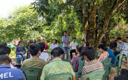 রাঙ্গামাটির বিহারপুরে ছাত্র-যুব সমাজের সঙ্গে পিসিপি-যুব সমিতি-হিল উইমেন্স ফেডারেশনের মতবিনিময়