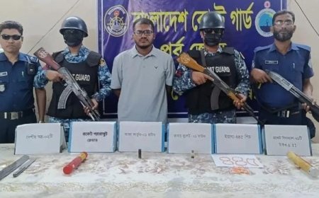 ইয়াবার সঙ্গে রকেট সিগন্যাল-ফ্লেয়ার, সন্দ্বীপে গ্রেপ্তার ১