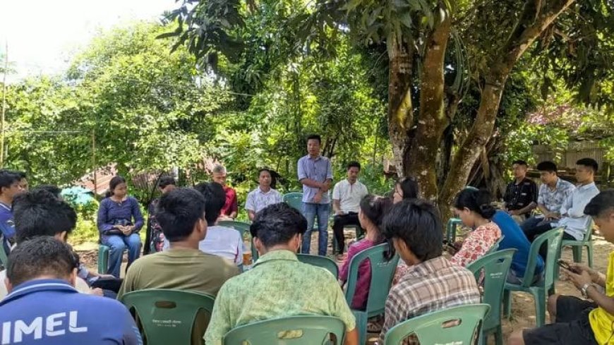 রাঙ্গামাটির বিহারপুরে ছাত্র-যুব সমাজের সঙ্গে পিসিপি-যুব সমিতি-হিল উইমেন্স ফেডারেশনের মতবিনিময়