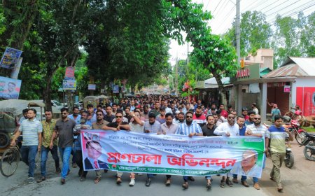 রুহুল কবির রিজভীকে ভারপ্রাপ্ত মহাসচিবের দায়িত্ব দেওয়ায় কুড়িগ্রামে আনন্দ মিছিল